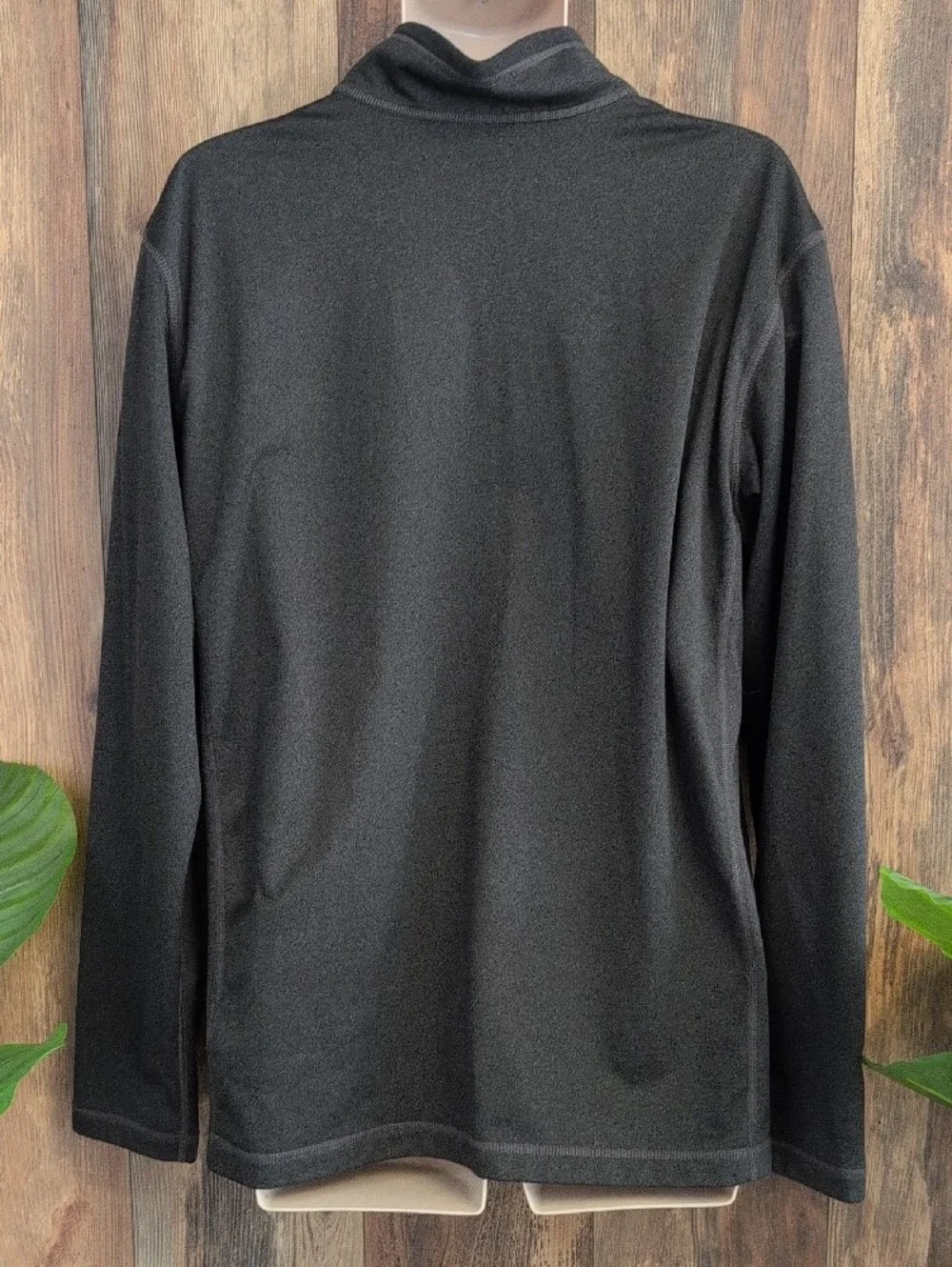The North Face Charcoal Lightweight Tech Glacier Quarter-Zip Jacket XL   878A